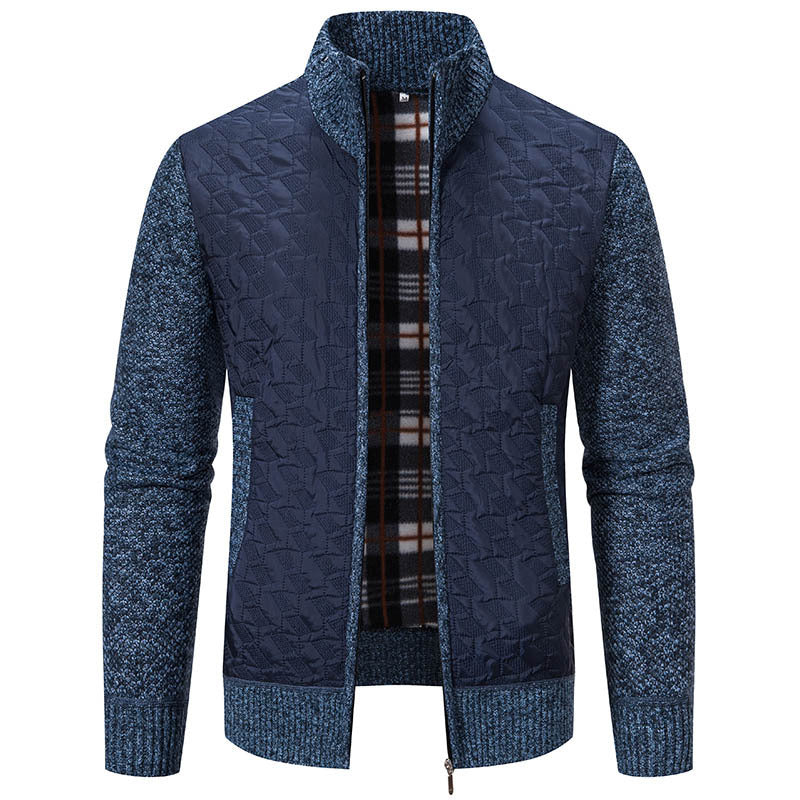 Trendiga Långärmad Slim Fit Jackor med Ståkrage – Perfekt för Höst/Vinter