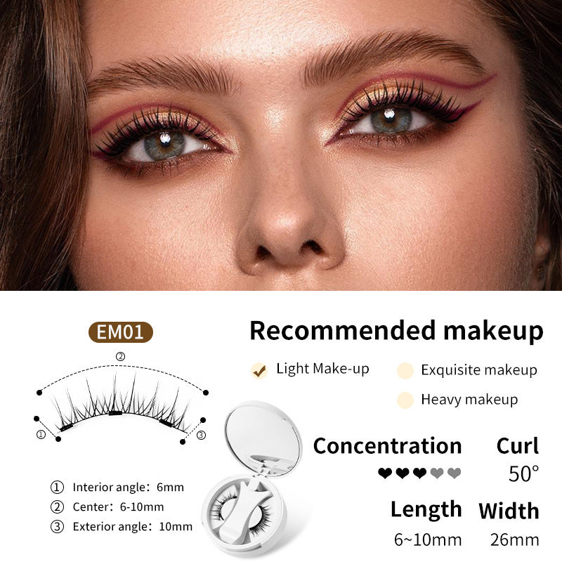 Magnetic false eyelashes Integrated