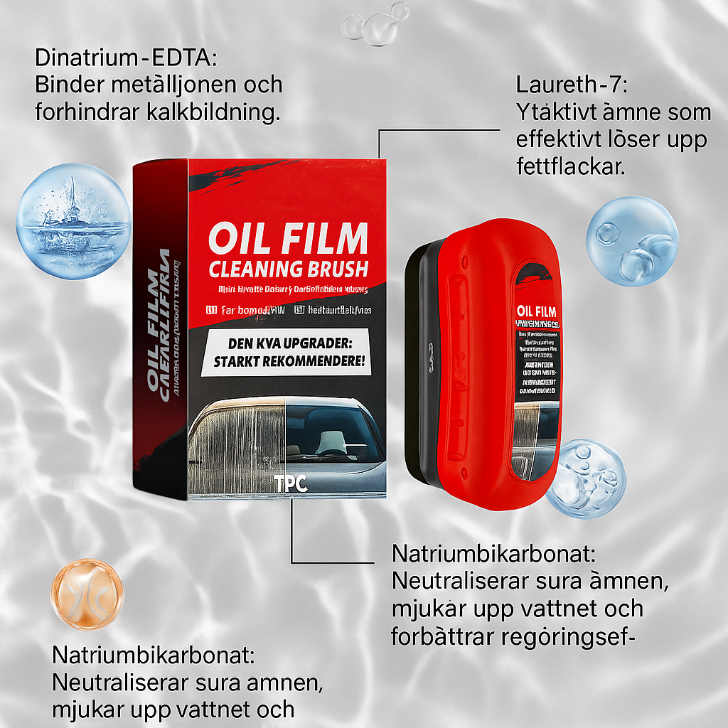 Multifunktionell glasrengörare för bilrutor