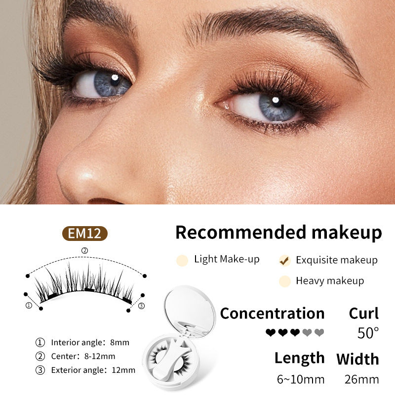 Magnetic false eyelashes Integrated