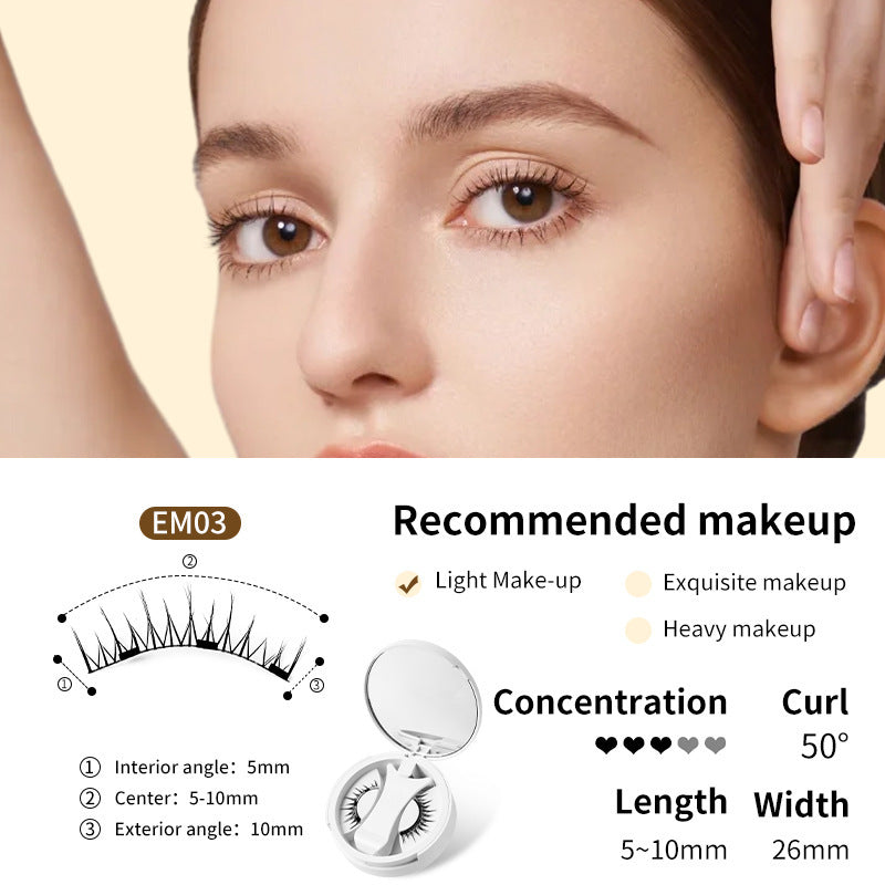 Magnetic false eyelashes Integrated