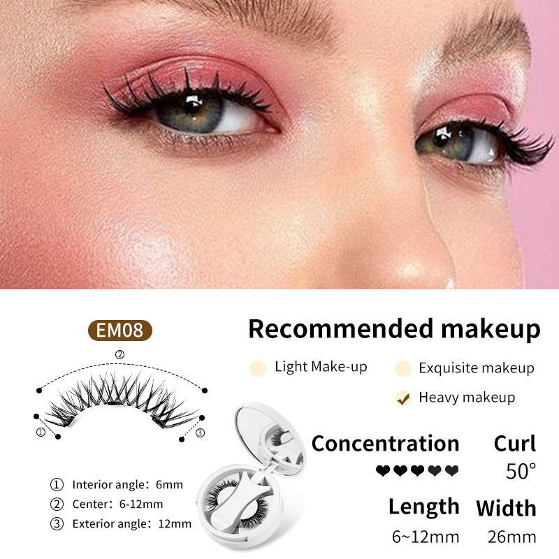 Magnetic false eyelashes Integrated