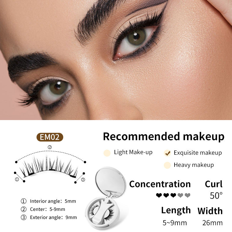 Magnetic false eyelashes Integrated