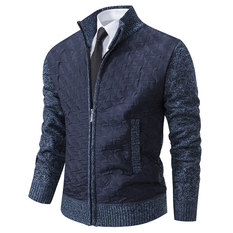 Trendiga Långärmad Slim Fit Jackor med Ståkrage – Perfekt för Höst/Vinter