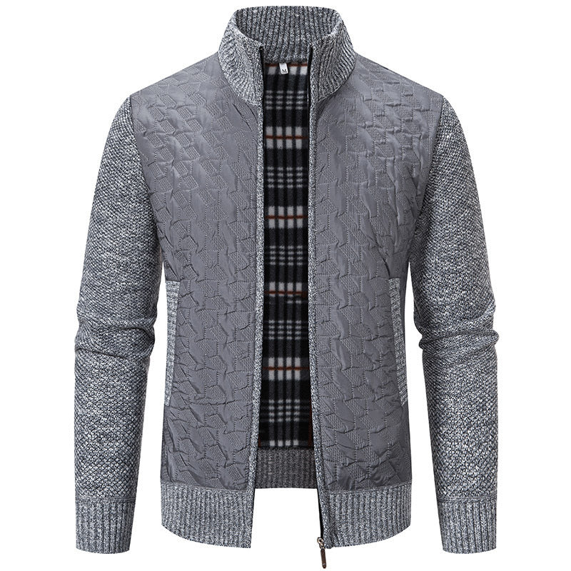 Trendiga Långärmad Slim Fit Jackor med Ståkrage – Perfekt för Höst/Vinter