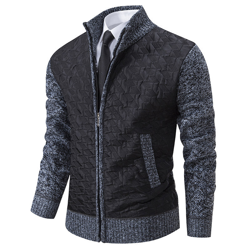 Trendiga Långärmad Slim Fit Jackor med Ståkrage – Perfekt för Höst/Vinter