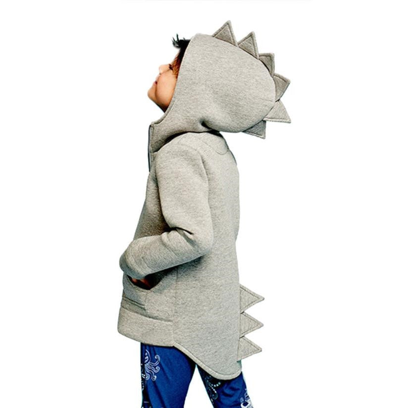 Pojkar dinosaur gul huvkappa