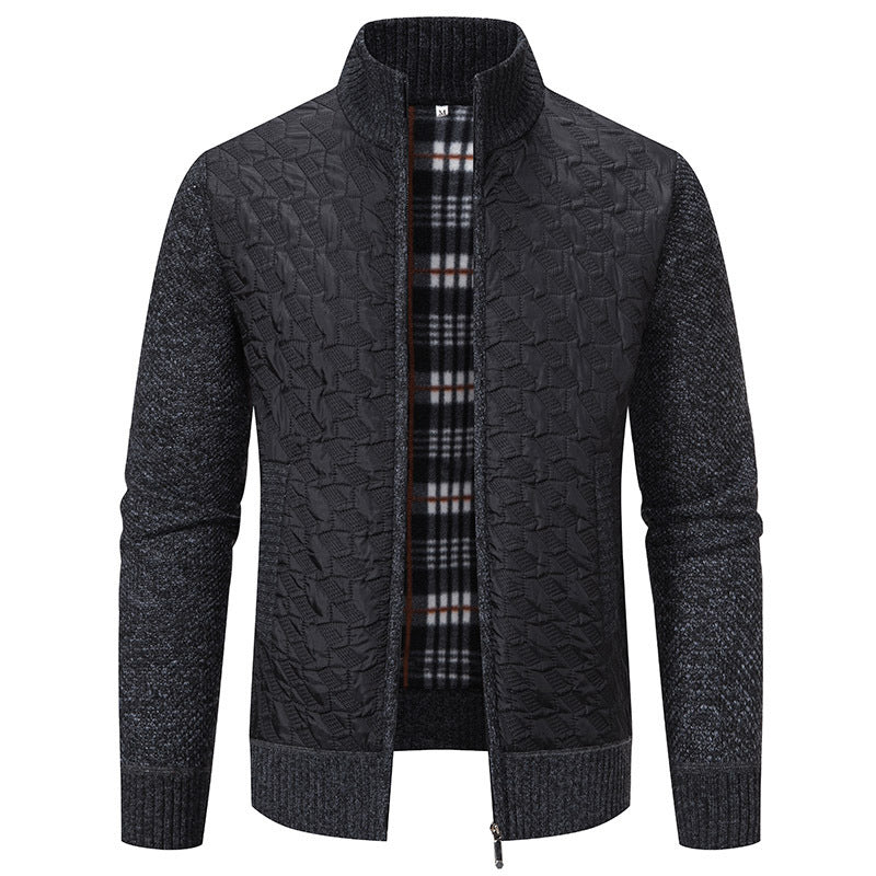 Trendiga Långärmad Slim Fit Jackor med Ståkrage – Perfekt för Höst/Vinter