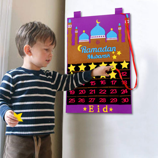 Ramadan Dekoration Eid Kalendrar 30 Dagar Eid