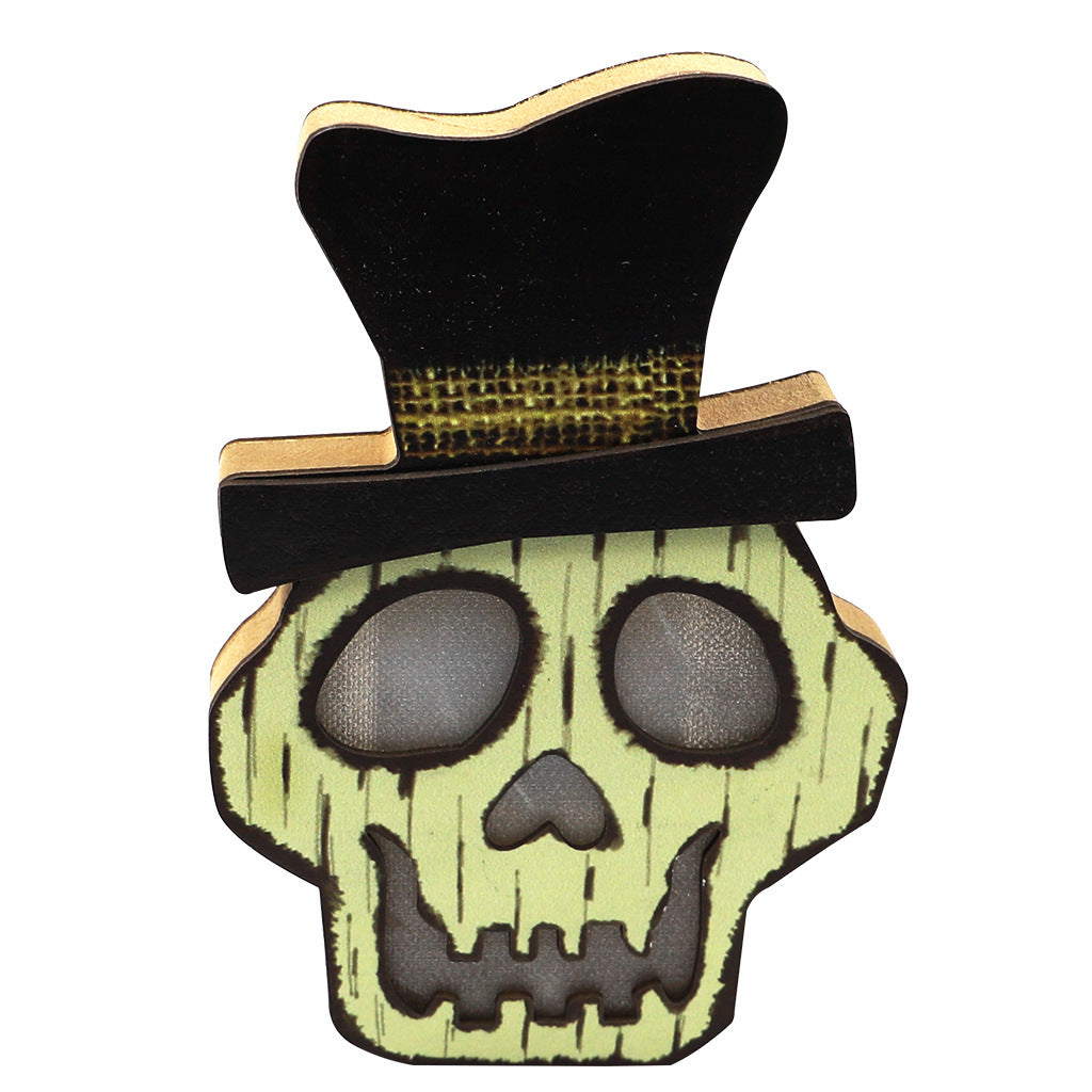 Kreativa Halloween träpumpa dekorationslampa