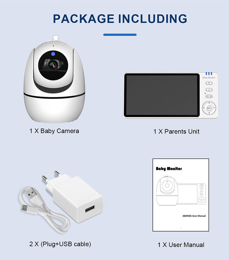 Europeisk design Baby Monitor med matningslarm