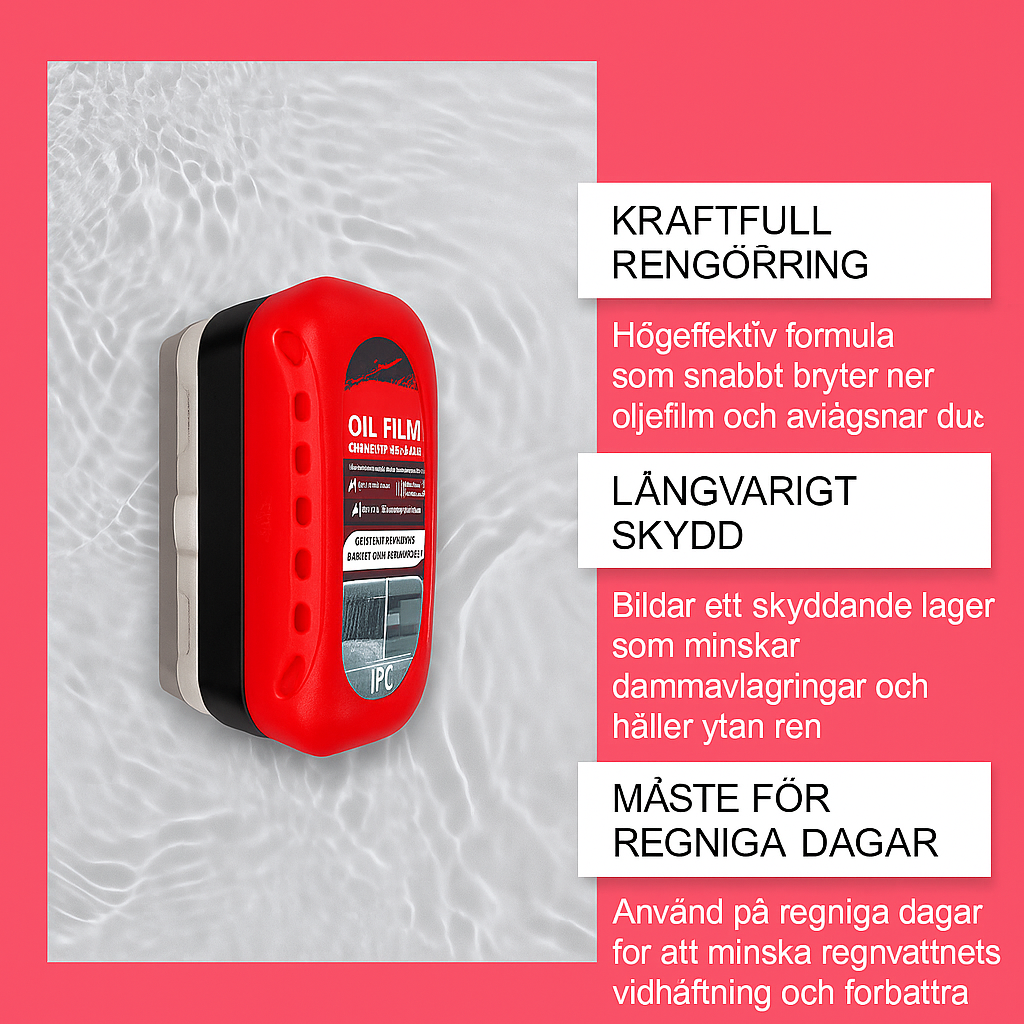 Multifunktionell glasrengörare för bilrutor