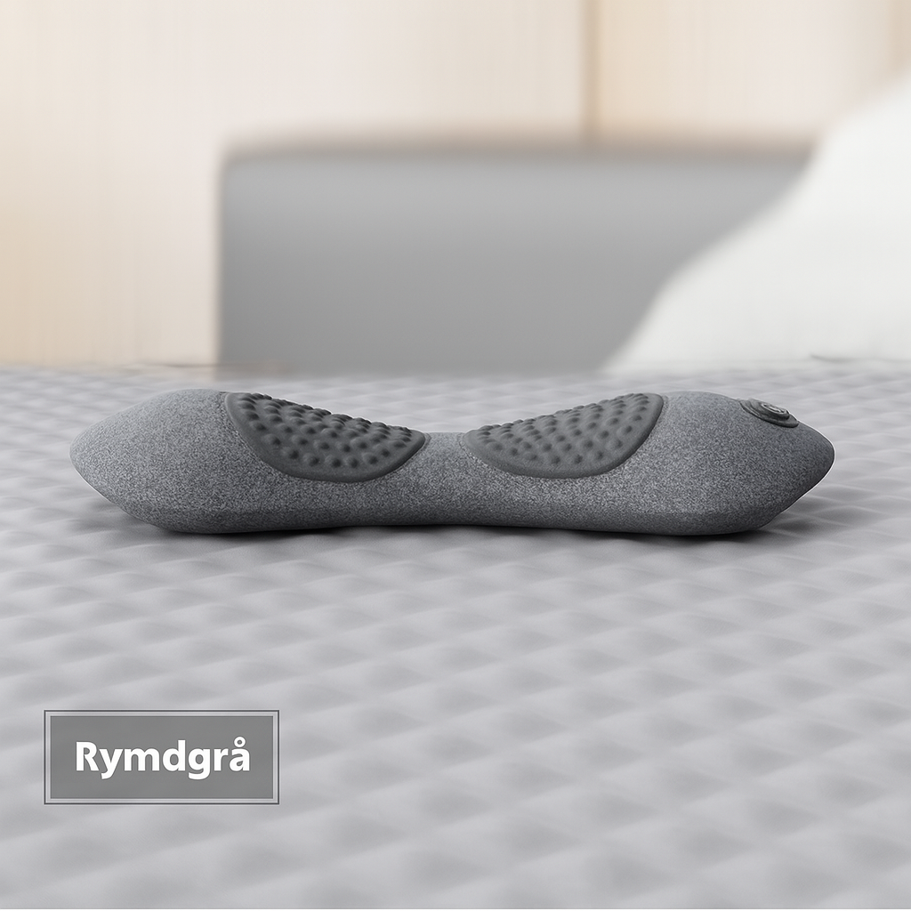 Ergonomisk ländryggskudde med värme och massage – Retrodesign