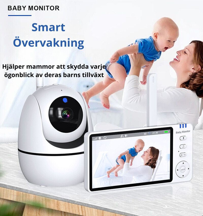 Europeisk design Baby Monitor med matningslarm