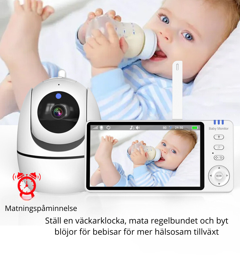 Europeisk design Baby Monitor med matningslarm
