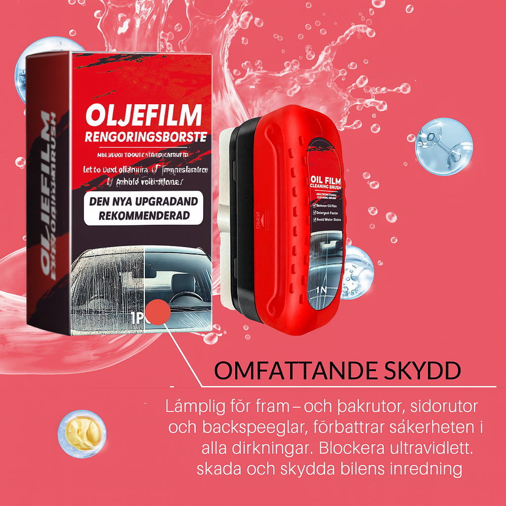Multifunktionell glasrengörare för bilrutor
