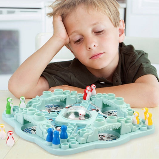 Roliga och pedagogiska Penguin flygande spel